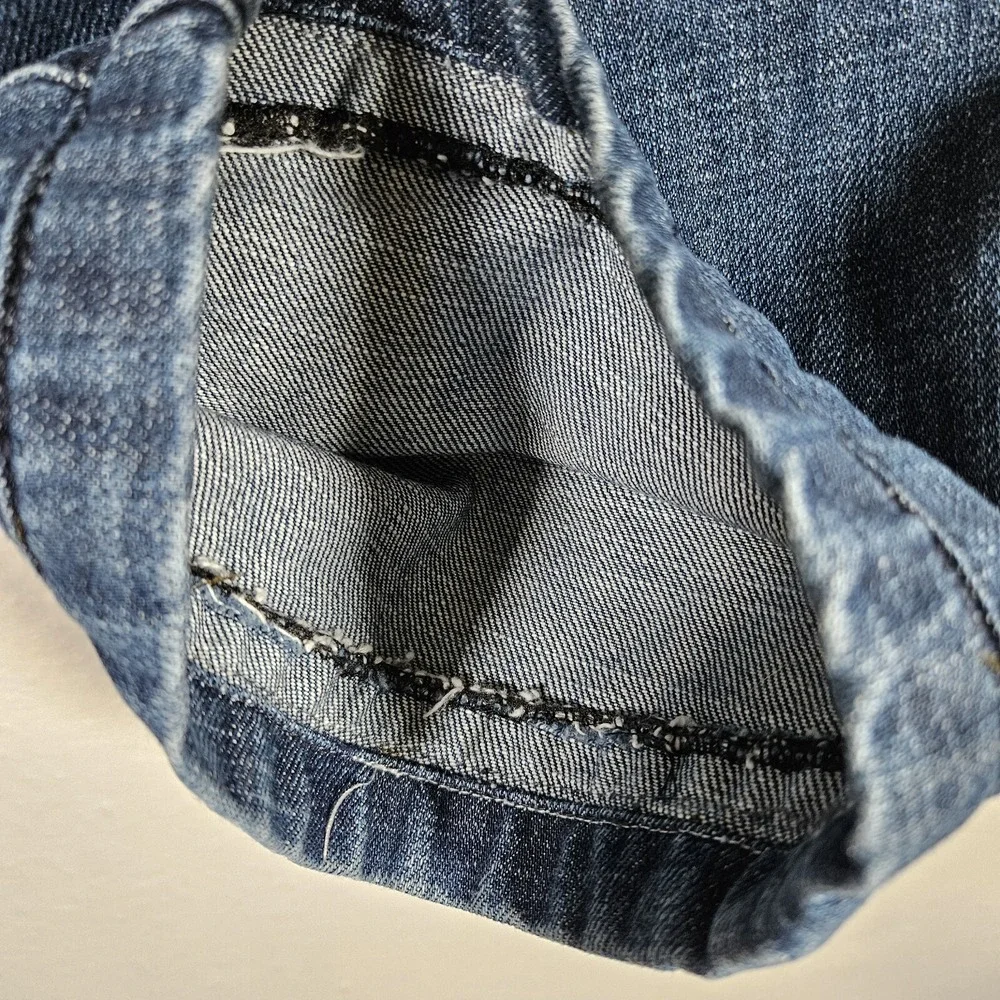 Ermenegildo Zegna Jeans Men 34x26 Blue Straight Leg Italy Grunge Preppy Designer